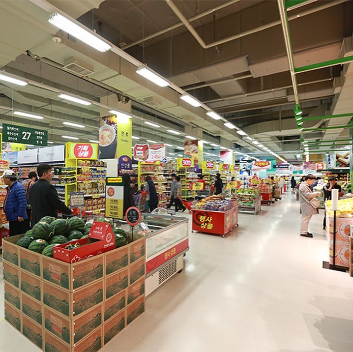 Homeplus grocery store in korea supermarkets