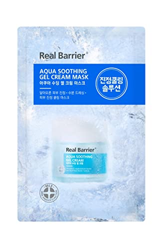 real barrier aqua soothing gel cream mask Korean Face Masks