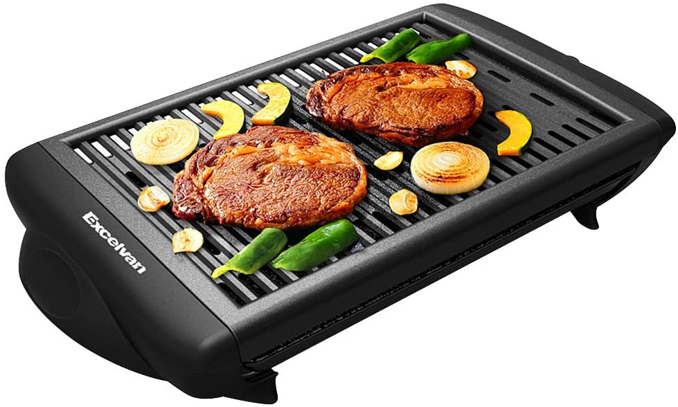 Excelvan Indoor Electric Classic Plate Barbecue Grill