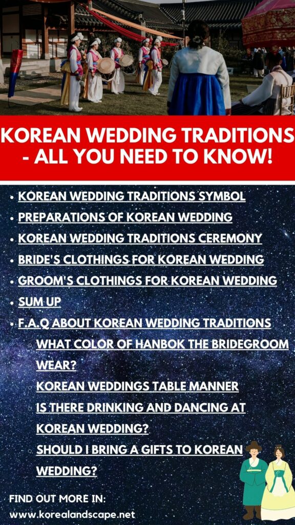 Korean Wedding Traditions
