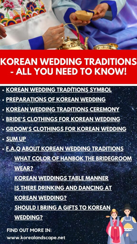 Korean Wedding Traditions