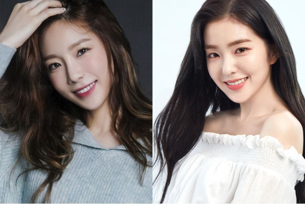 SNSD Taeyeon and Red Velvet Irene kpop idol look alike