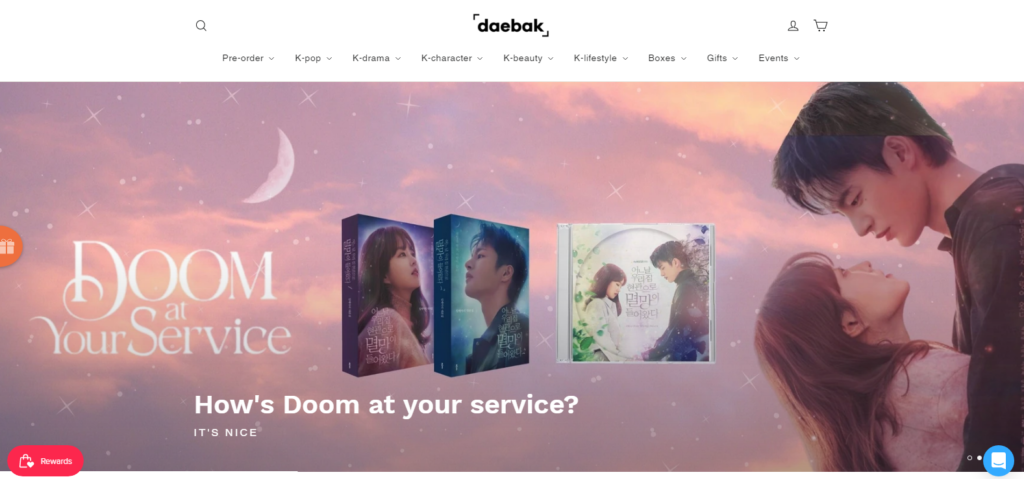 daebak company kpop merchandise online