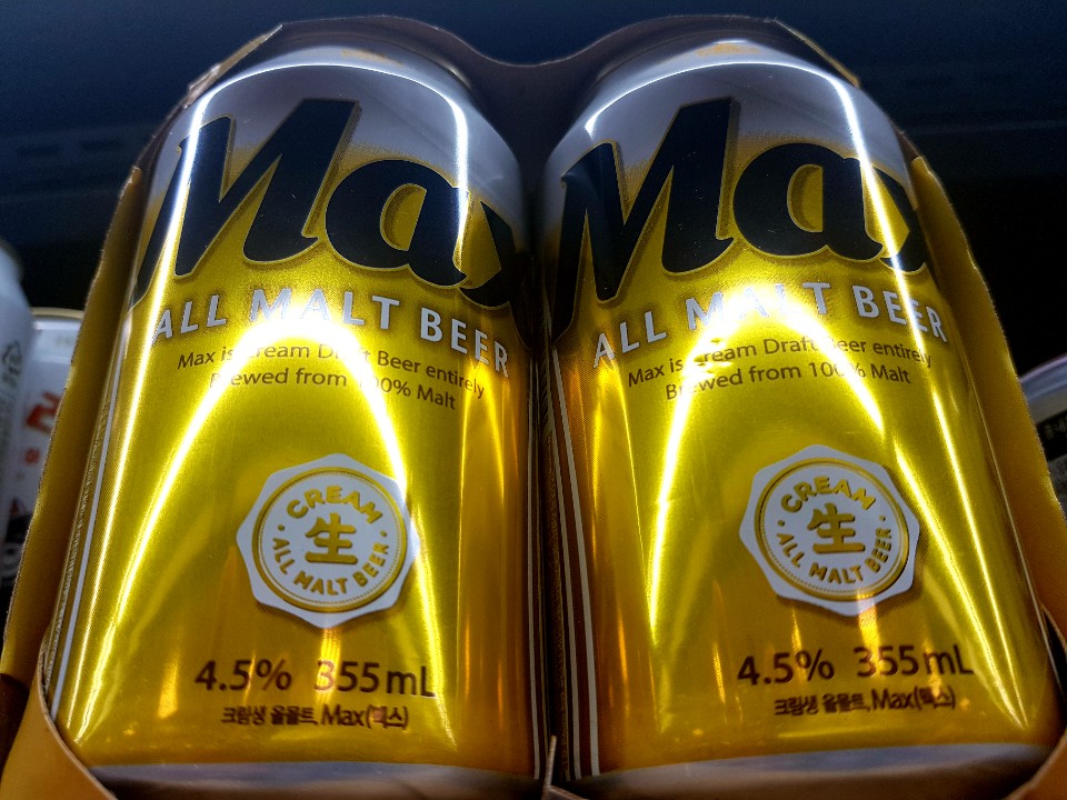 max beer in korea