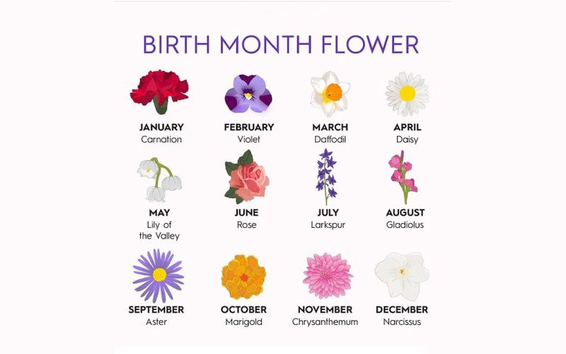 korean birth flower charts