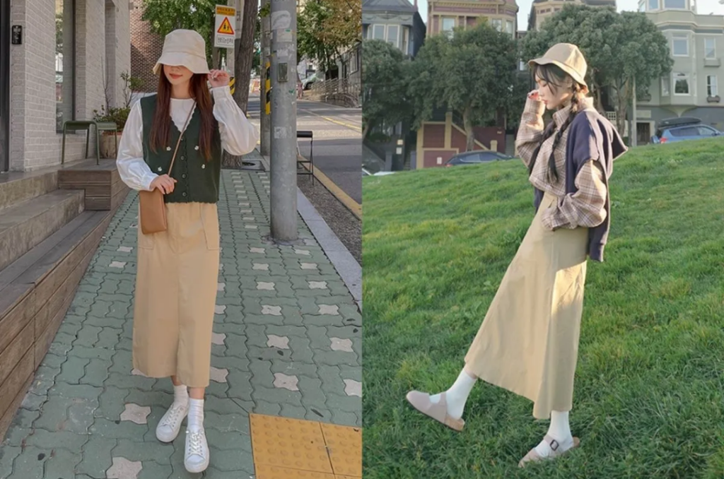fall outfits korea
