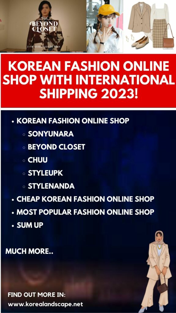 korean fashion online international shipping