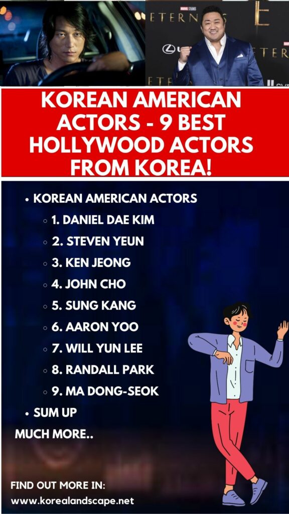 korean american actors