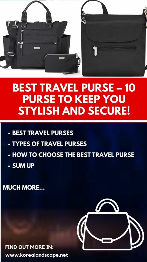 best travel purse