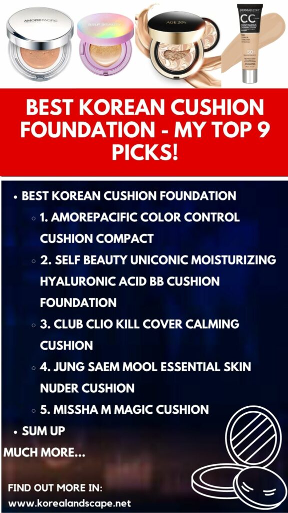 best korean cushion foundation