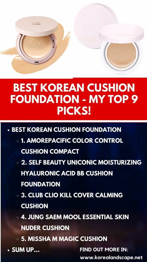 best korean cushion foundation