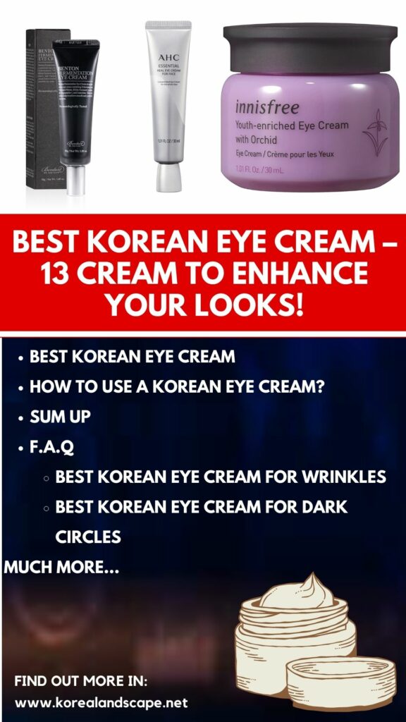 best korean eye cream