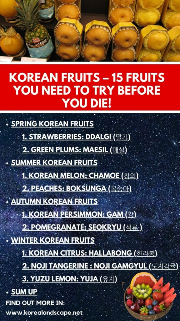 korean fruits