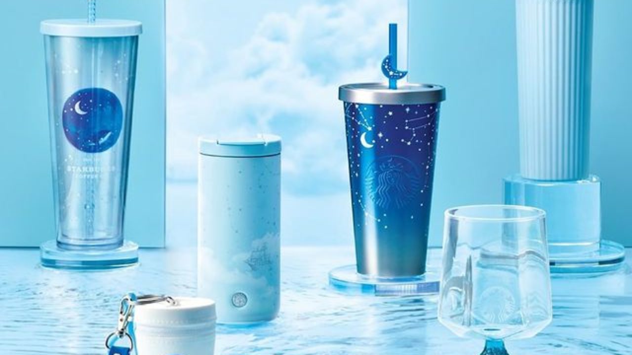 Starbucks Korea 2020 Summer Limited SS Galaxy Pale Coldcup Tumbler 473ml 